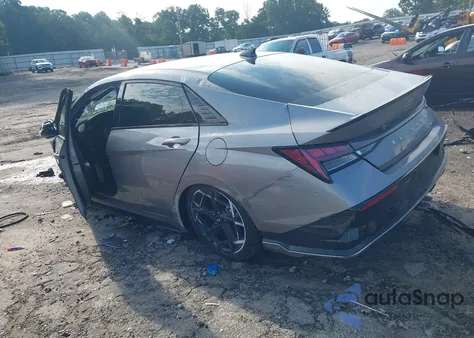 2025 Hyundai Elantra N Line from USA, damaged, VIN KMHLR4DF6SU945051